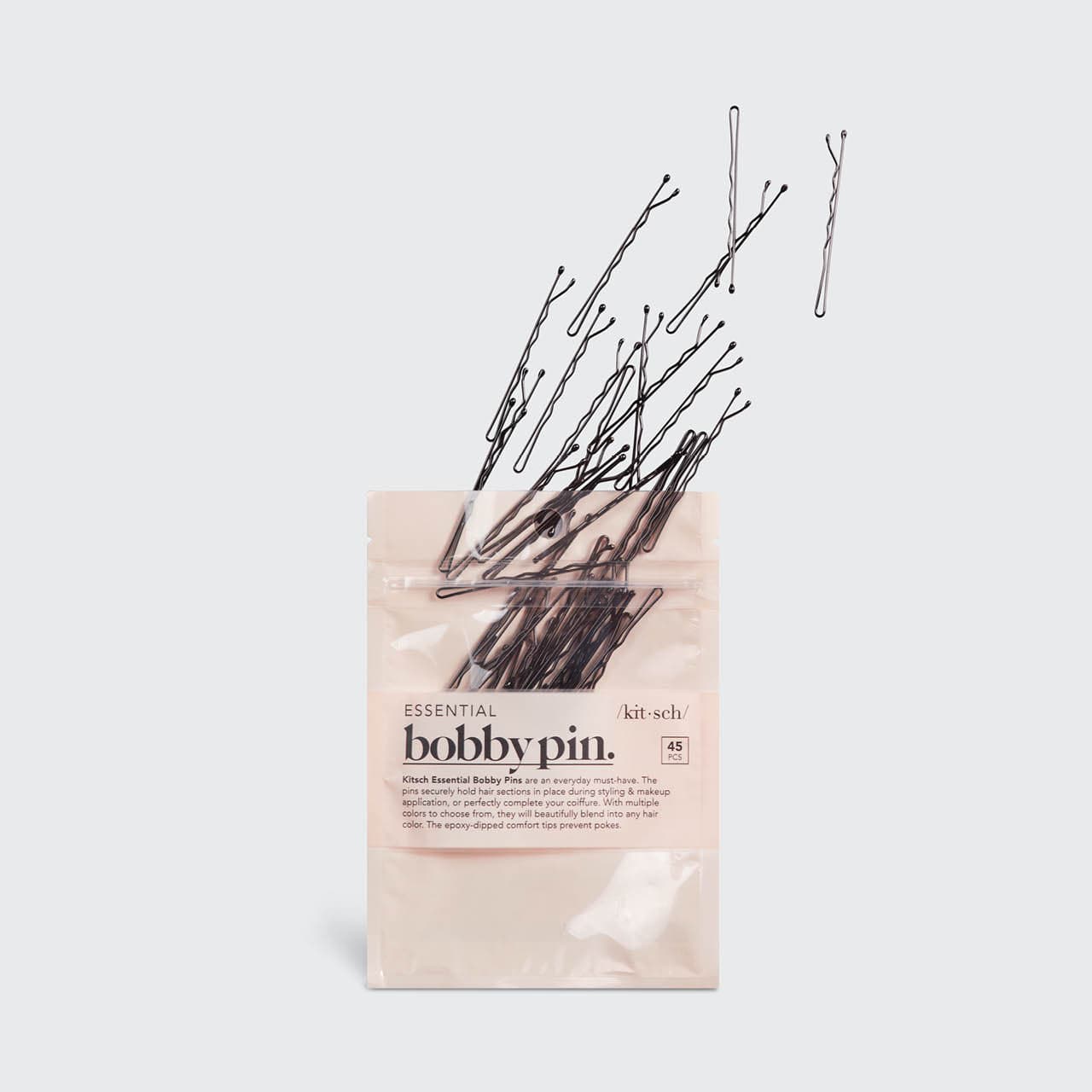 Black Bobby Pins 45pc Set