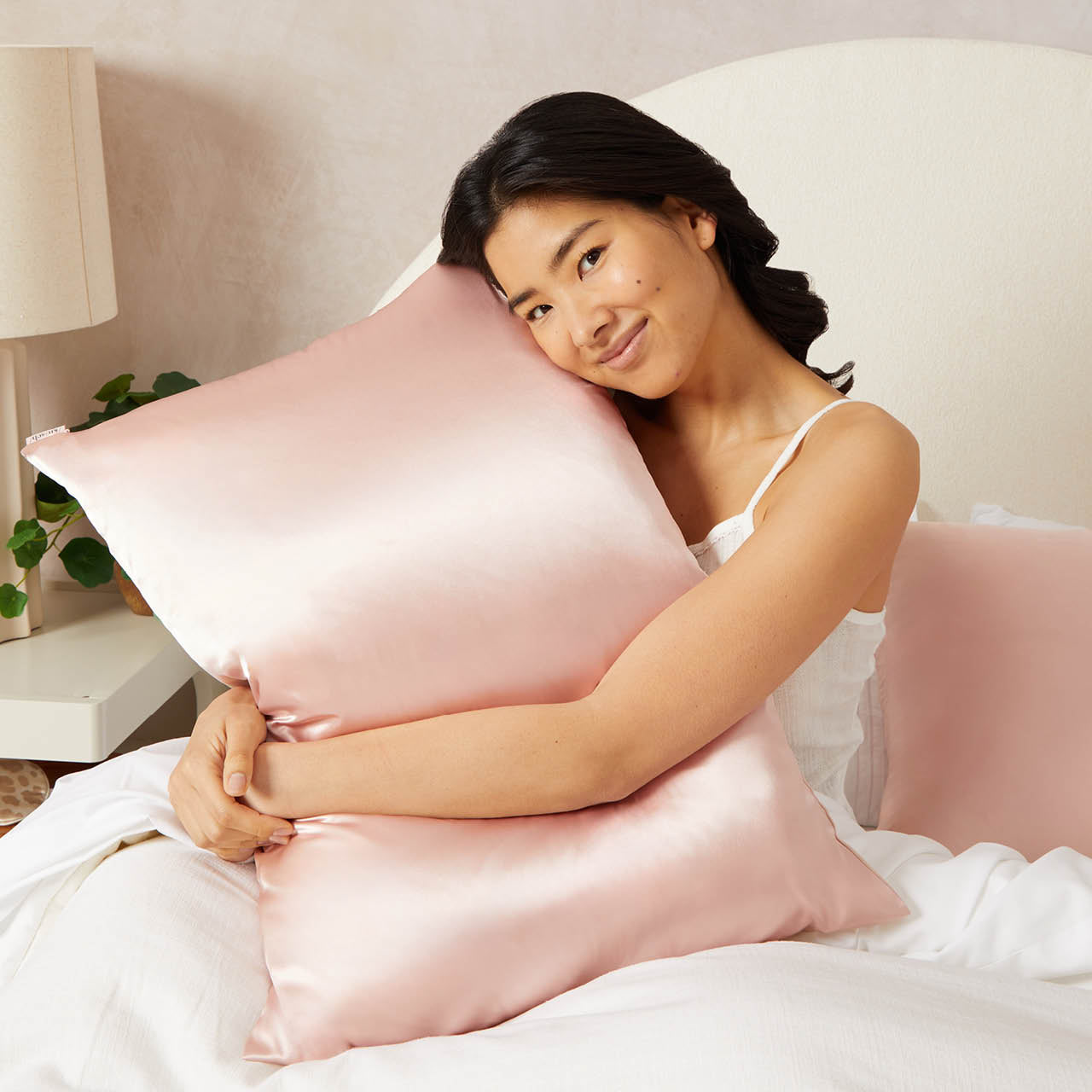 Satin Pillowcase in Blush - Image 2