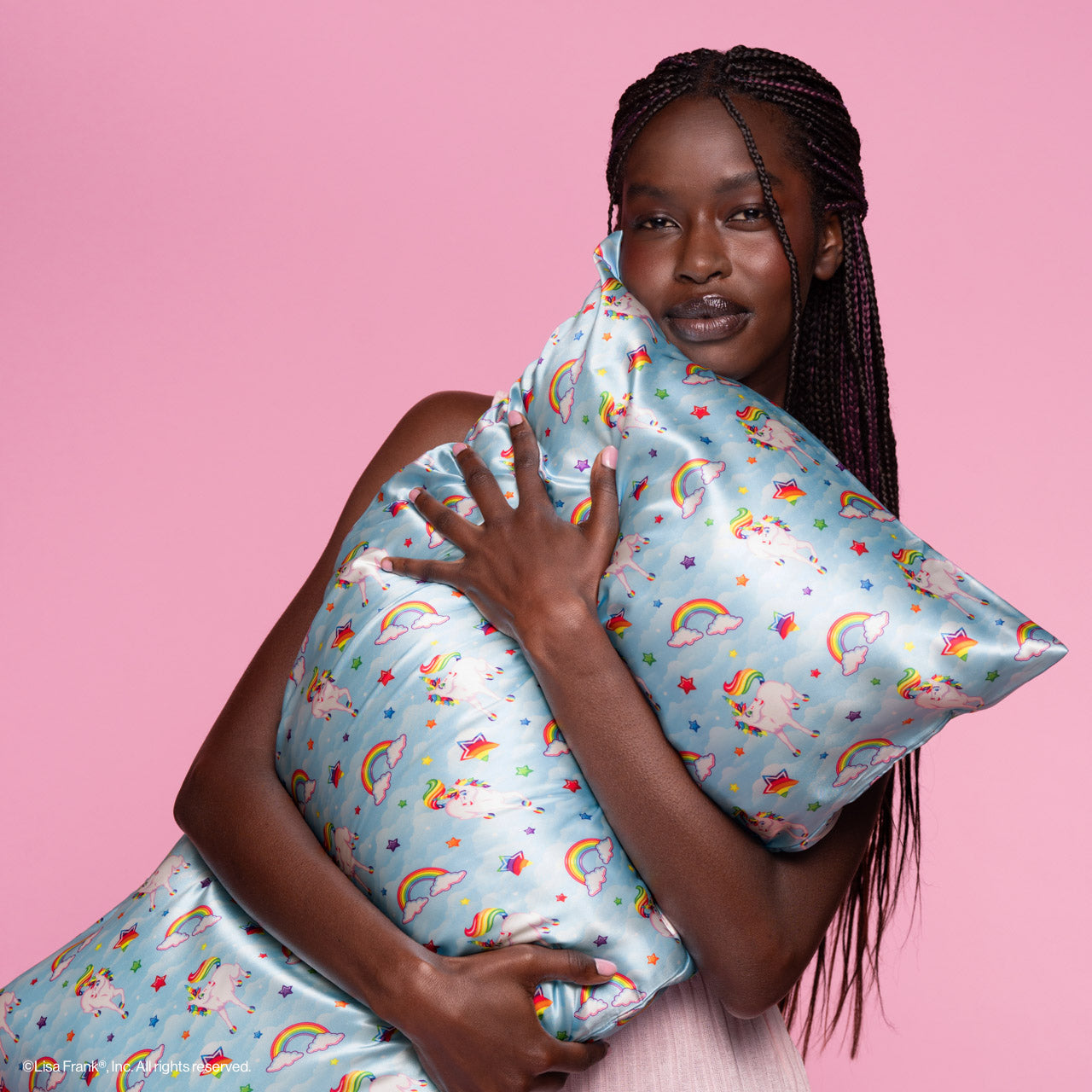 Lisa Frank x Kitsch Satin Pillowcase in Markie??- King - Image 3