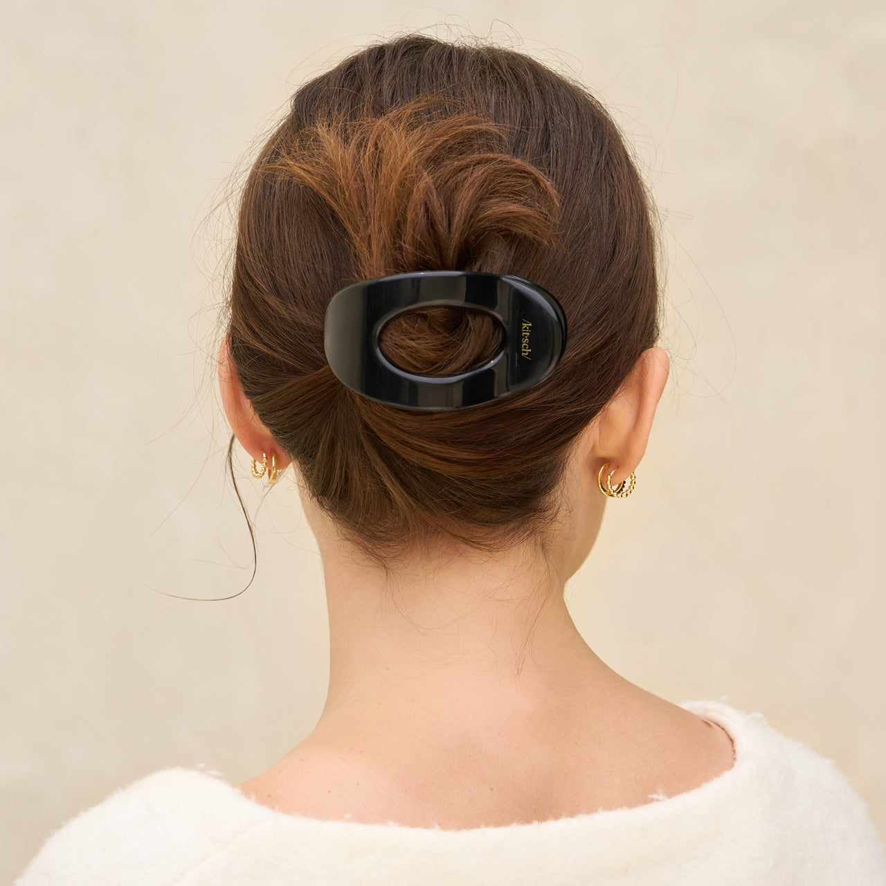 Black Flat Cloud Clip - Medium - Image 2