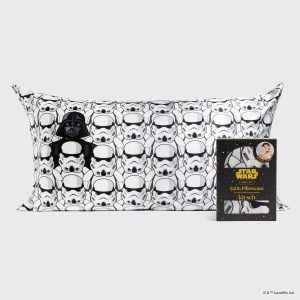 Star Wars??& Kitsch Satin Pillowcase?in Darth Vader & Stormtroopers - King