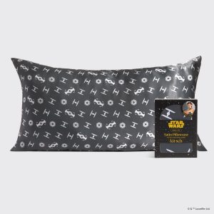 Star Wars??& Kitsch Satin Pillowcase in Galactic Empire - King