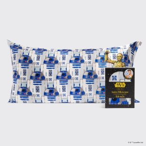 Star Wars??& Kitsch Satin Pillowcase?in R2-D2 & C-3PO - King