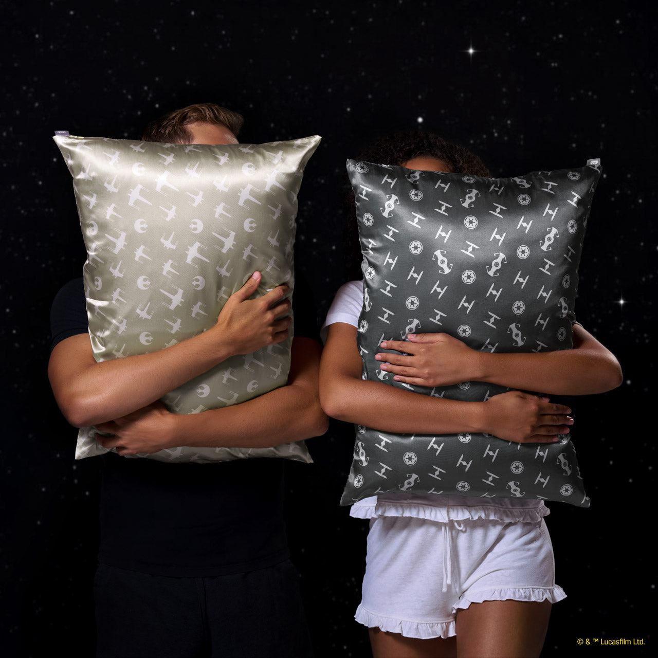Star Wars??& Kitsch Satin Pillowcase in Rebel Alliance - King - Image 4