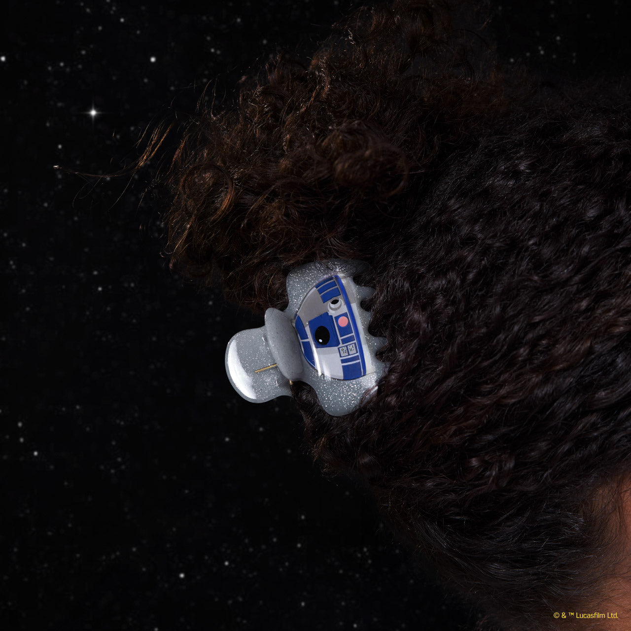 Star Wars??& Kitsch Glitter Cloud Clip in R2-D2 - Image 4