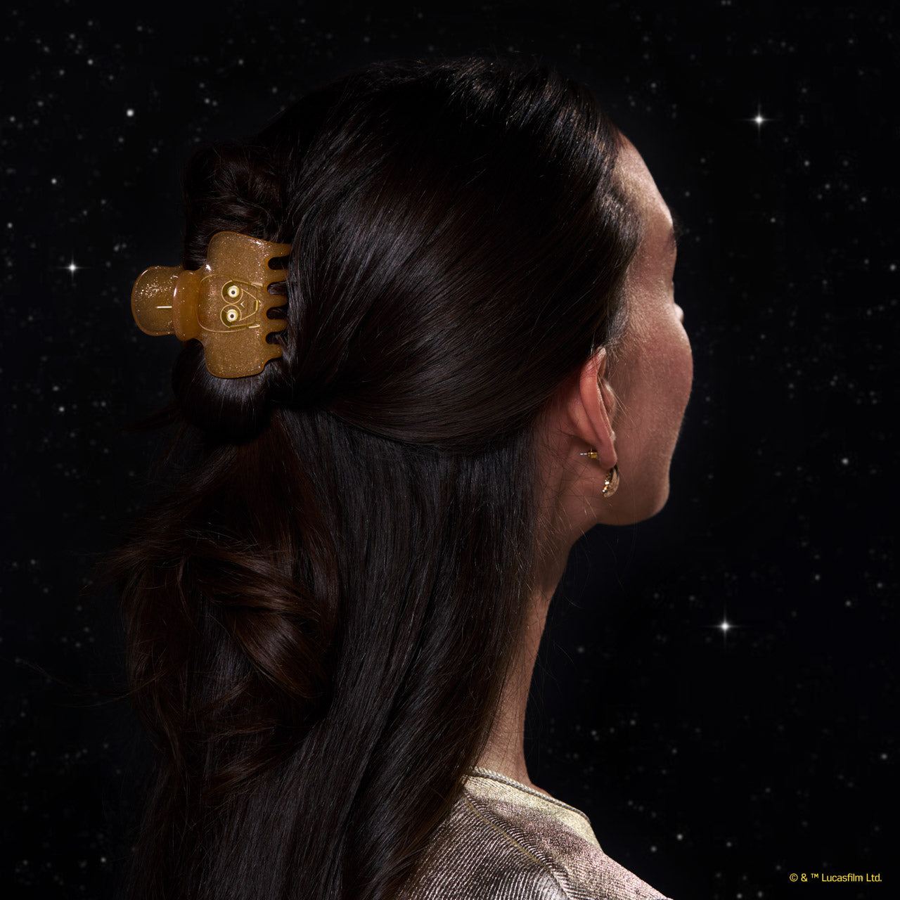 Star Wars??& Kitsch Glitter Cloud Clip in C-3PO - Image 2