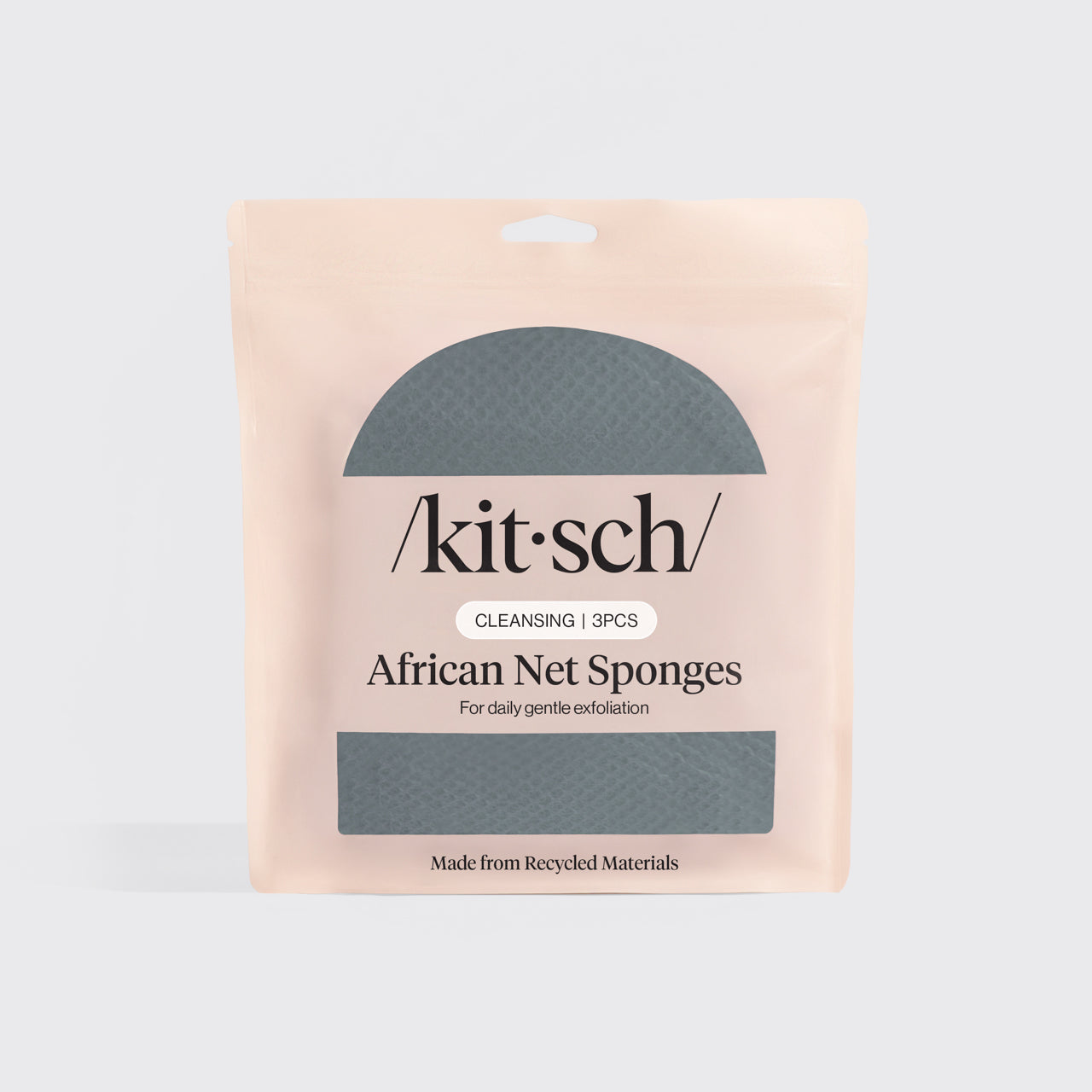 Aqua Grey African Net Sponge - Image 2