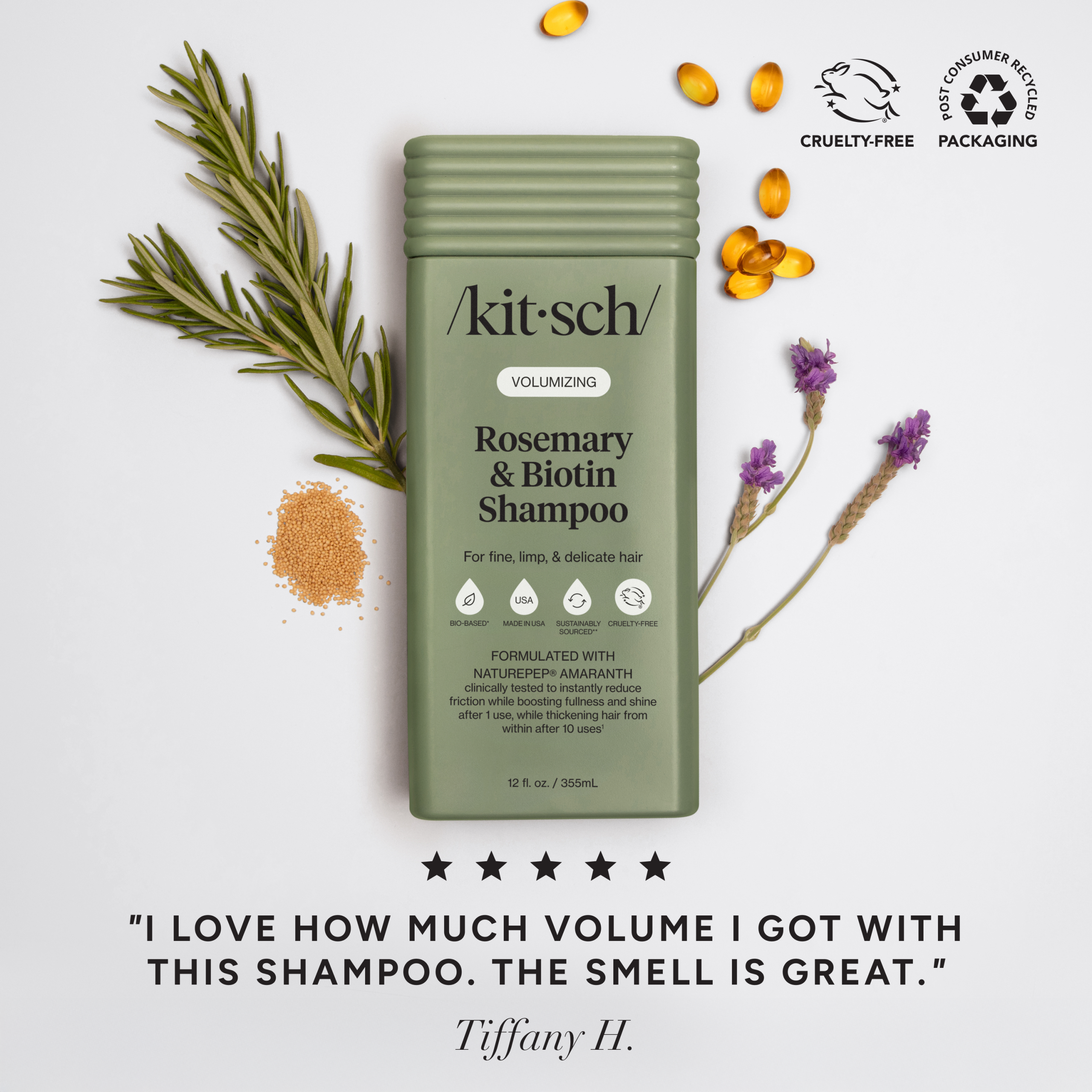 Rosemary & Biotin Volumizing Shampoo - Image 2