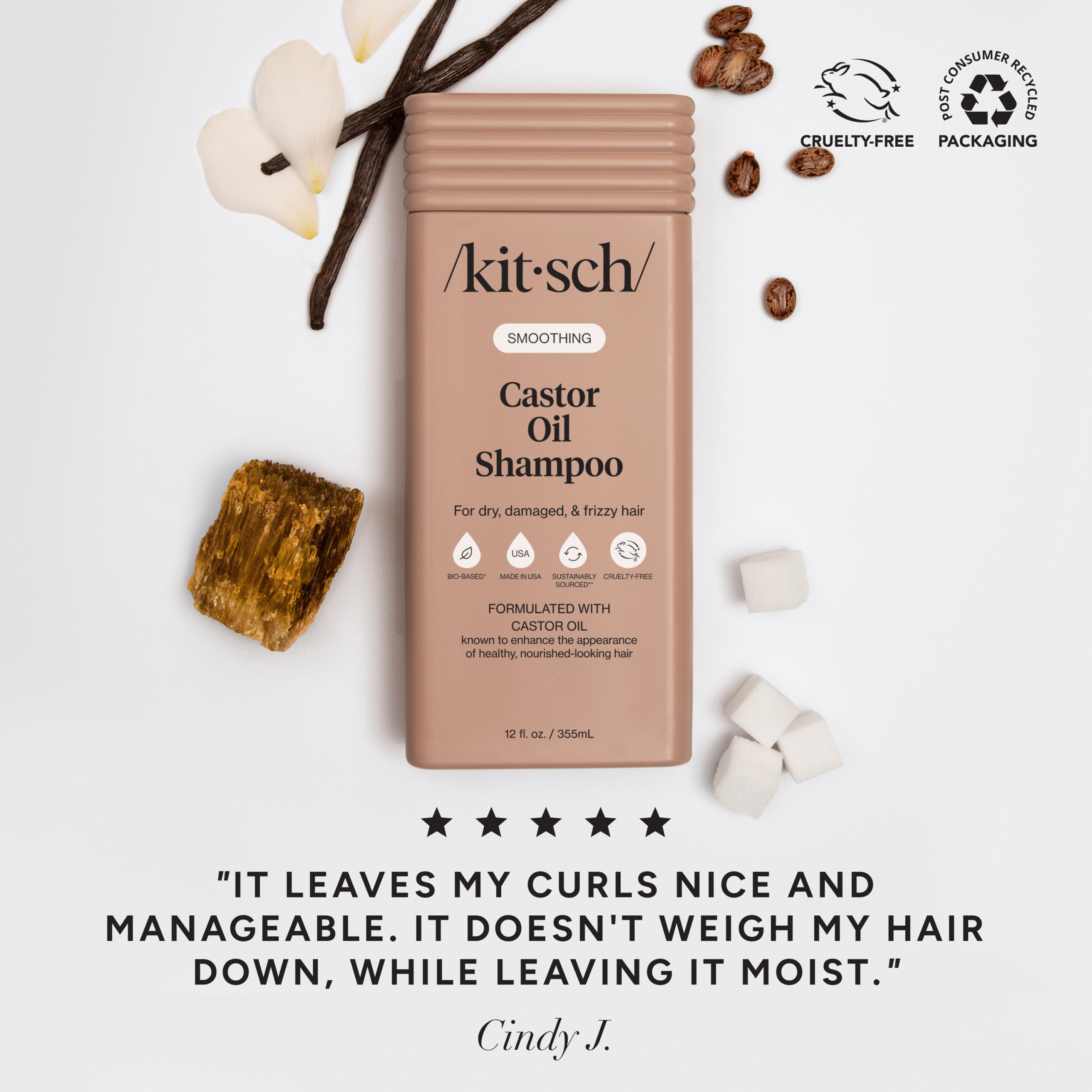 Castor Oil Nourishing Shampoo & Conditioner Combo - Image 2