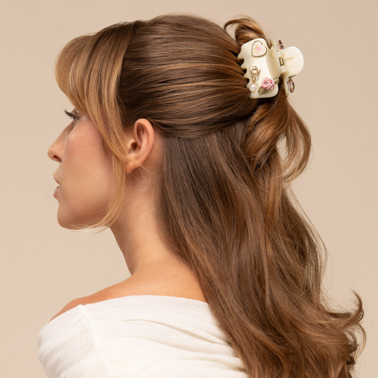 KitschPop?? Cloud Clip & Charms in Pearlized Cream - Image 4
