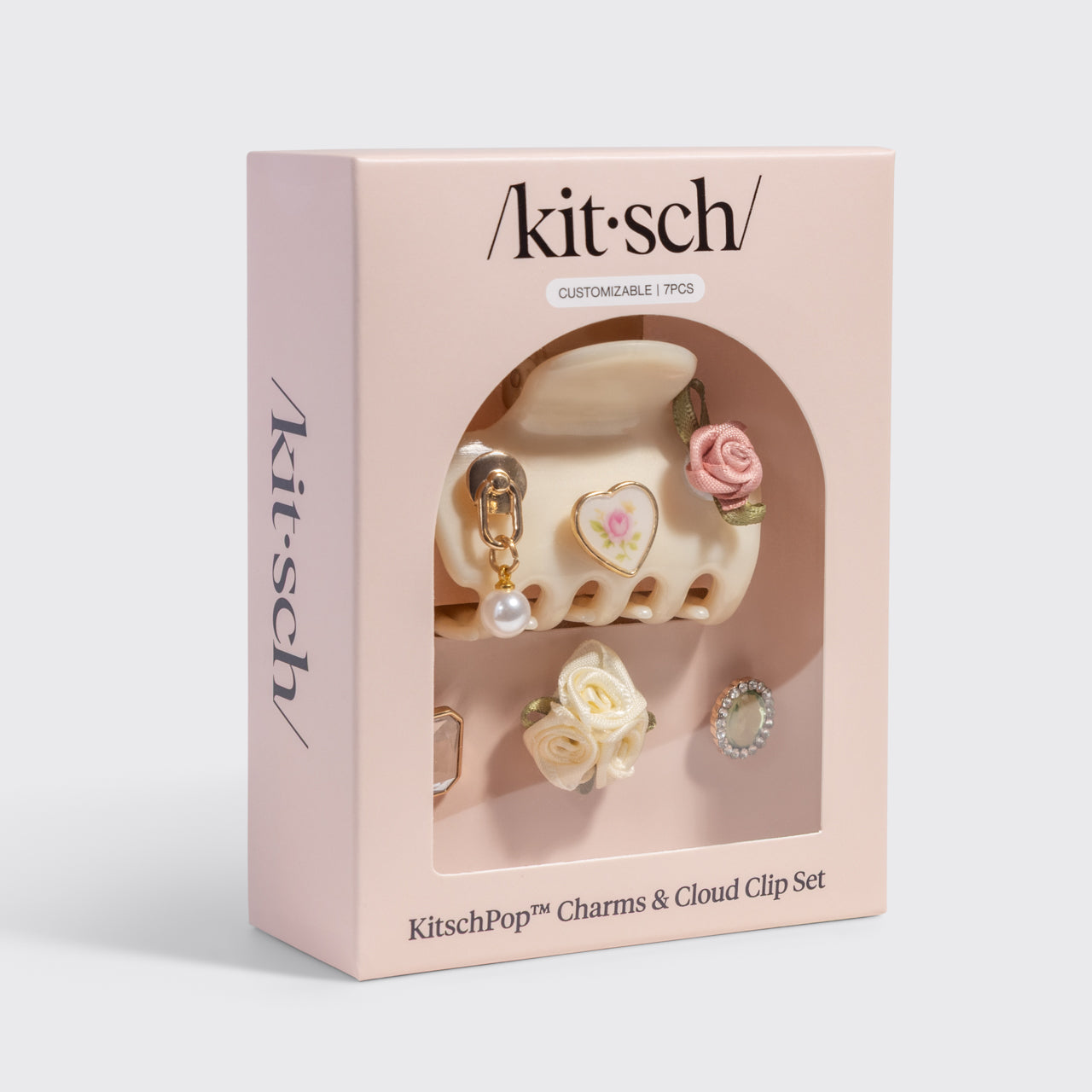 KitschPop?? Cloud Clip & Charms in Pearlized Cream - Image 7