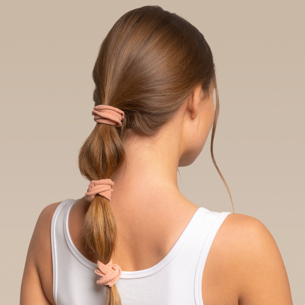 Blush Petal Hair Elastics - Image 2