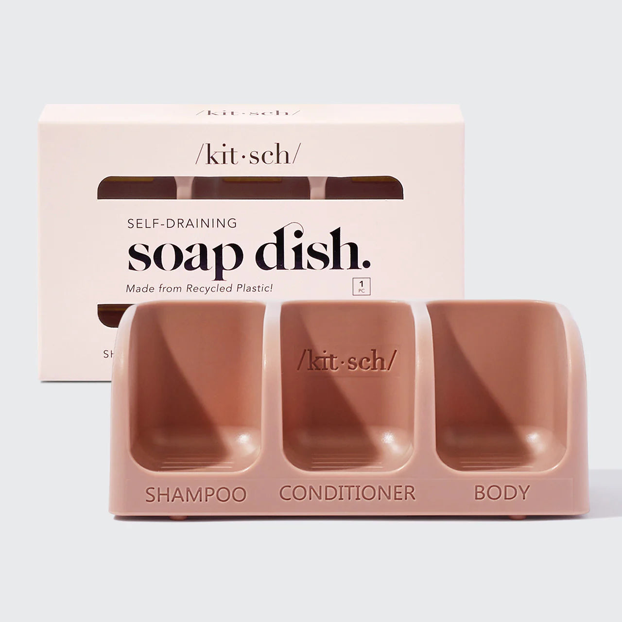 Strengthening Rice Water Terracotta Self Draining Soap Dish Bundle - Image 4