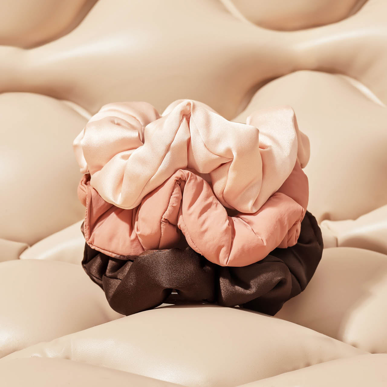 Rosewood Cloud Scrunchies 3pc Set - Image 4