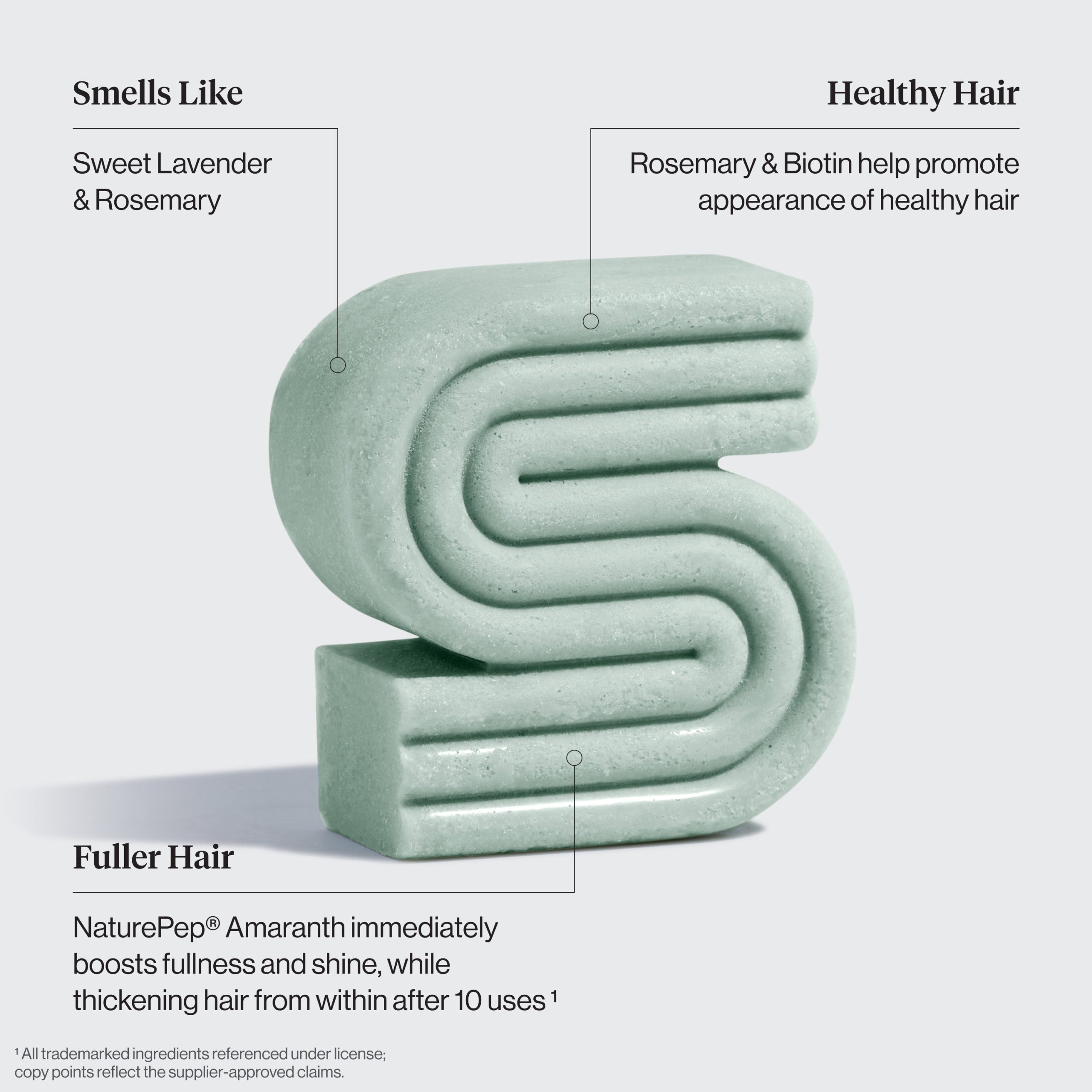 Rosemary & Biotin Volumizing Shampoo & Conditioner Bar Combo - Image 3