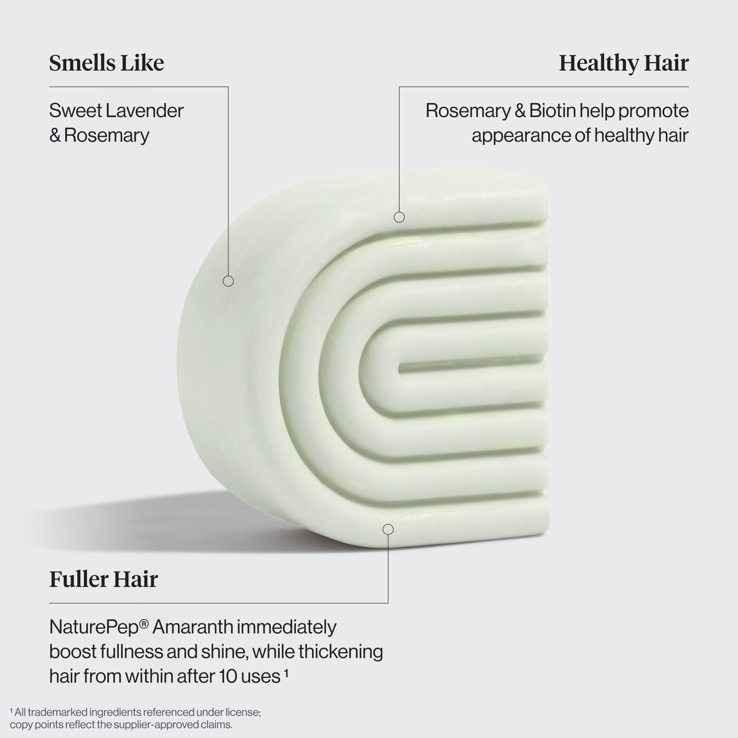 Rosemary & Biotin Volumizing Shampoo & Conditioner Bar Combo - Image 5