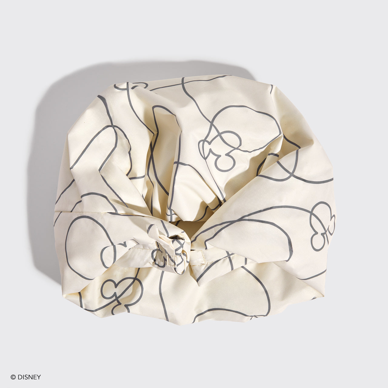 Kitsch x Mickey and Minnie Satin Flexi Shower Cap in Mickey Maze - Image 3