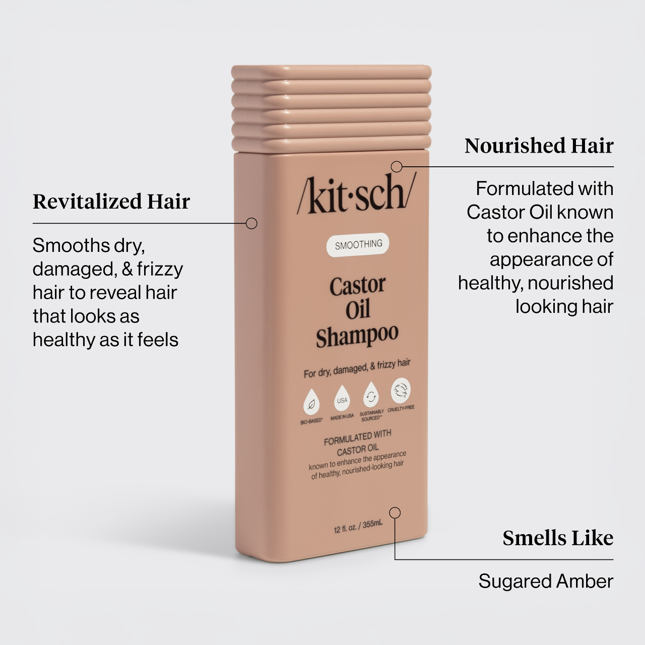 Castor Oil Nourishing Shampoo & Conditioner Combo - Image 3