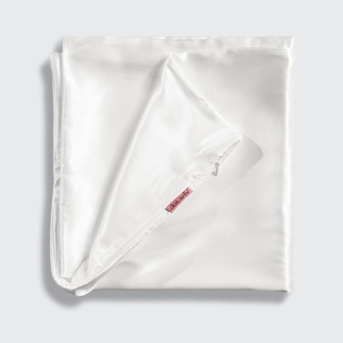 Satin Pillowcase in Ivory 2 Pack - King Bundle - Image 4