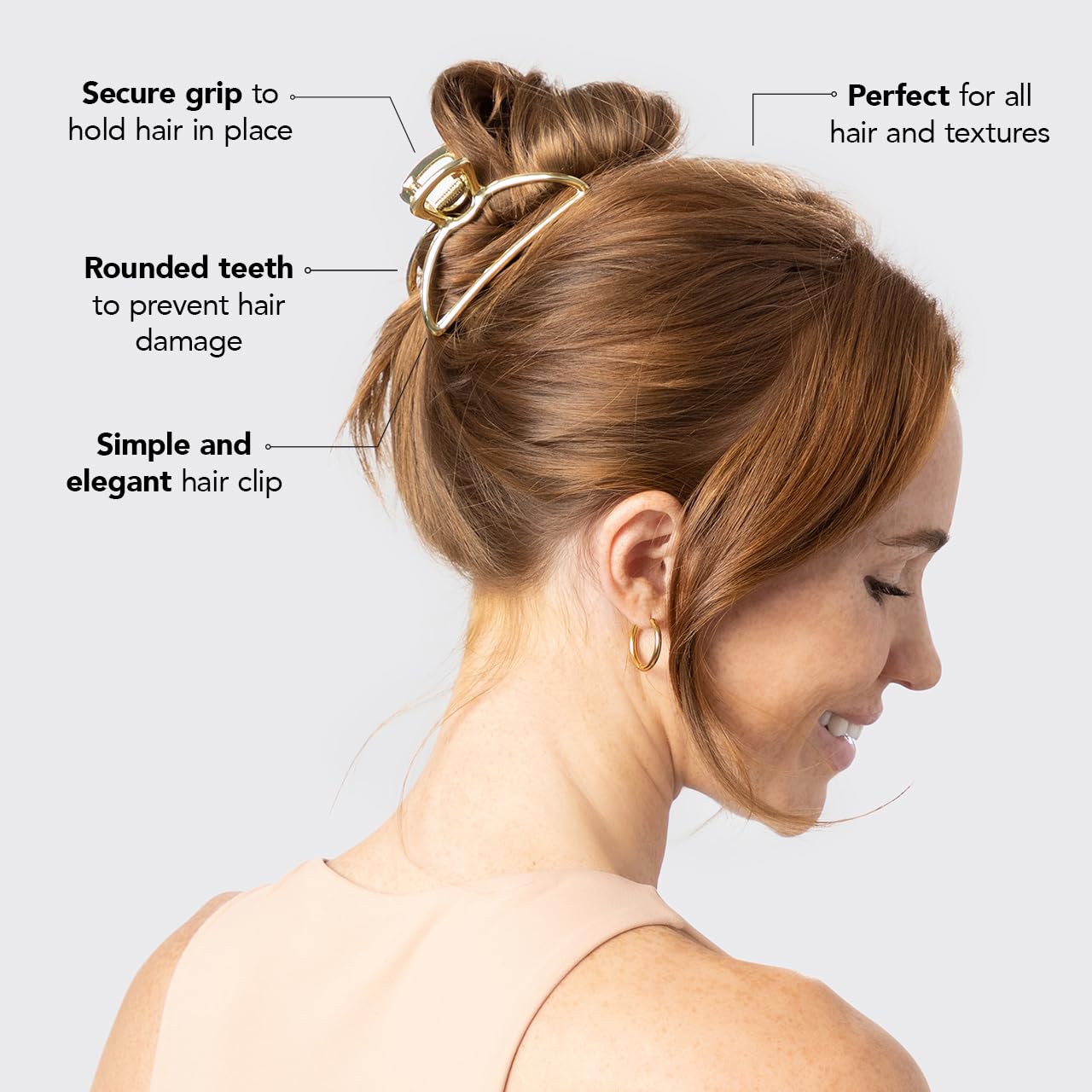 Gold Metal Claw Clip - Image 2