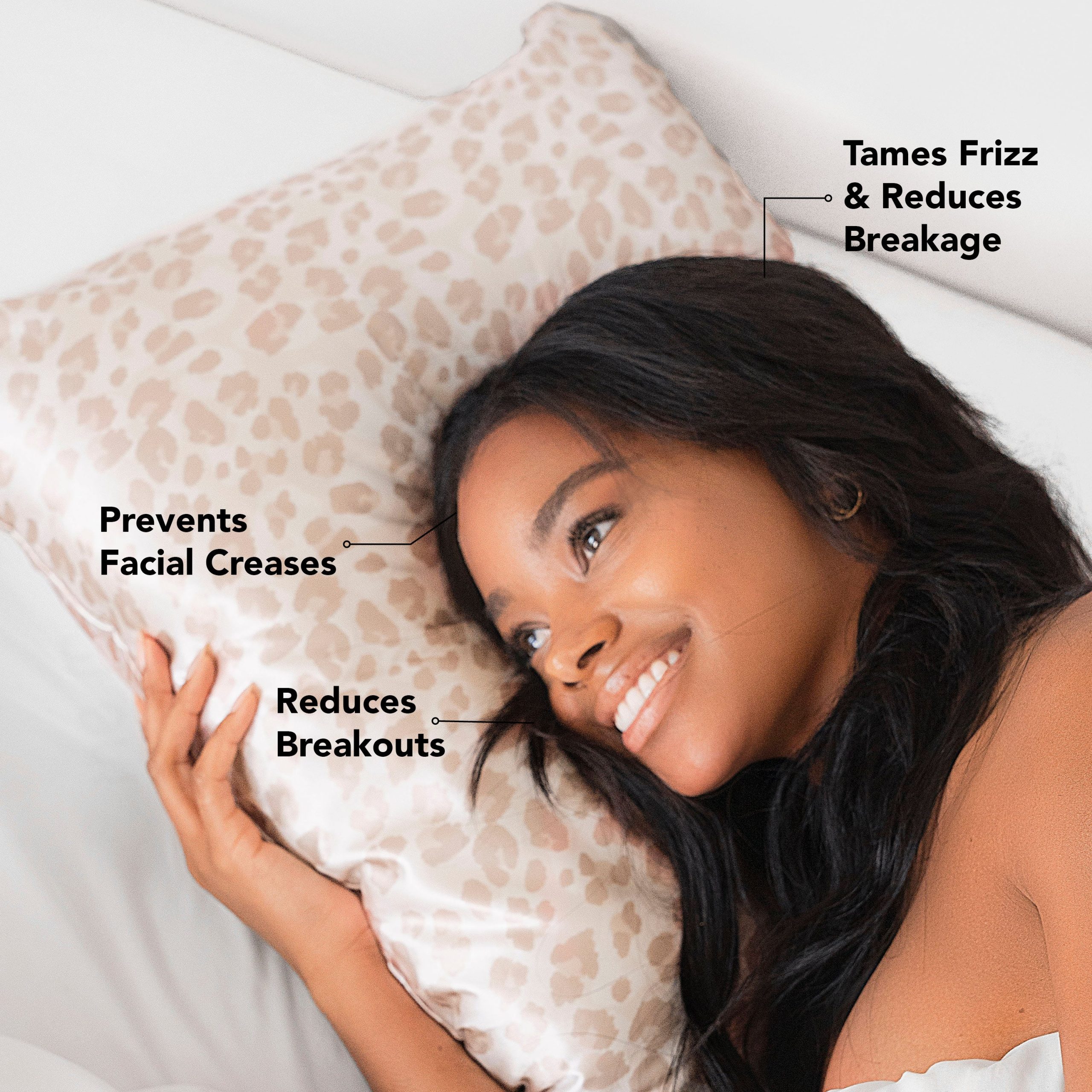 Satin Pillowcase in Leopard 2 Pack - Image 3
