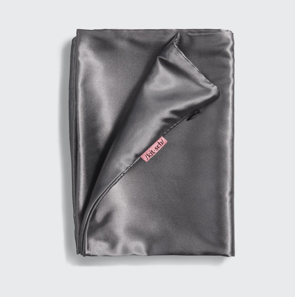 Satin Pillowcase in Charcoal - Image 2
